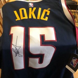 Signed Nikola Jokic Nuggets Jersey